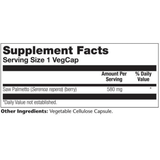 Saw Palmetto 580 mg - Haz Tu Pedido