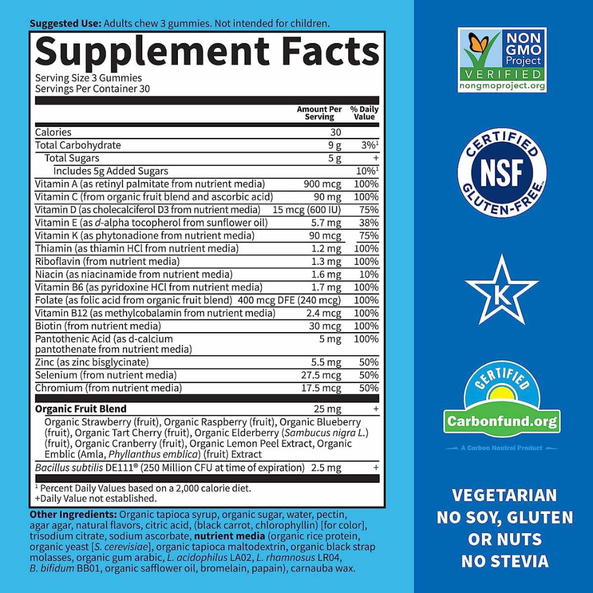 Multivitamínico para Hombres - 90 Gomitas - Haz Tu Pedido