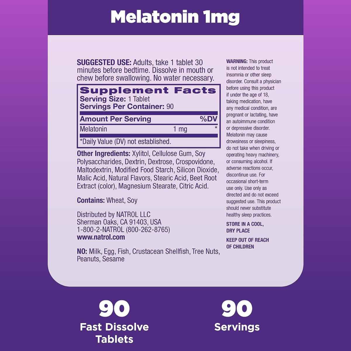 Melatonina - 1 mg - Fresa - Haz Tu Pedido