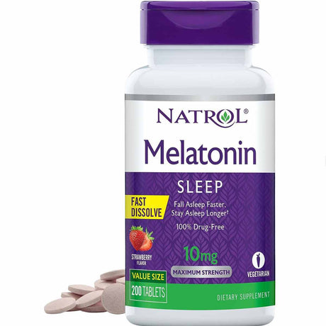 Melatonina 10 mg - Fresa - Haz Tu Pedido