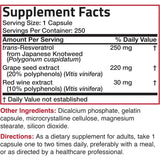 Bronson - Complejo de Trans-Resveratrol (250 mg - Cápsulas)
