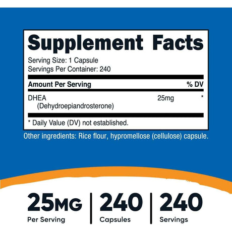 Nutricost - DHEA (25 mg)
