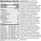 Vega Proteína Vegetal Todo en Uno - Sabor Chocolate - 375 g - Tabla Nutricional - Haz Tu Pedido