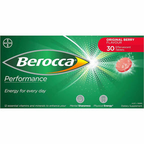 Berocca Performance - 30 Tabletas Efervecentes - Haz Tu Pedido