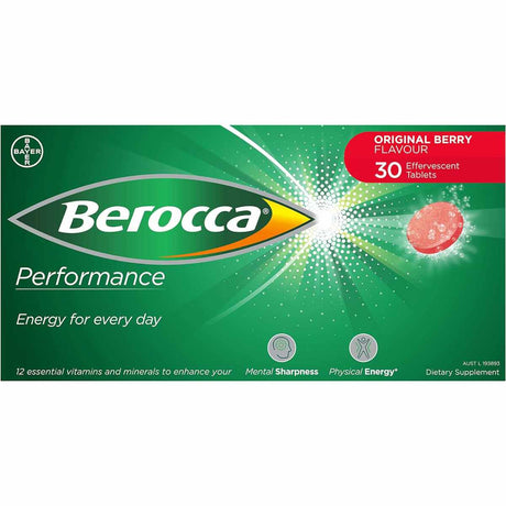 Berocca Performance - 30 Tabletas Efervecentes - Haz Tu Pedido