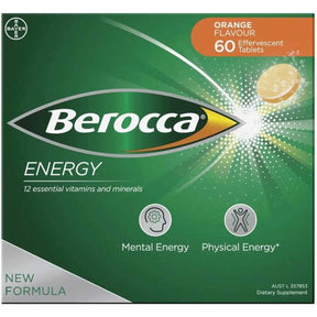 Berocca Vitamina B y C - 60 Tabletas Efervescentes - Haz Tu Pedido