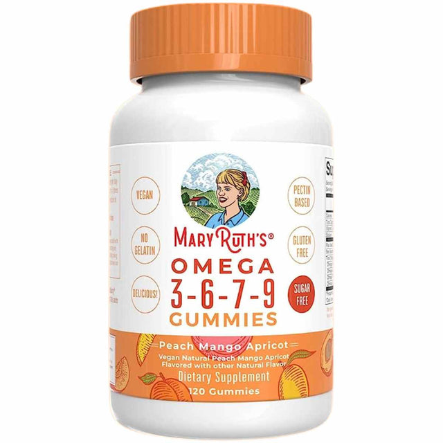 MaryRuth Organics Omega 3-6-7-9 - 120 Gomitas - Haz Tu Pedido