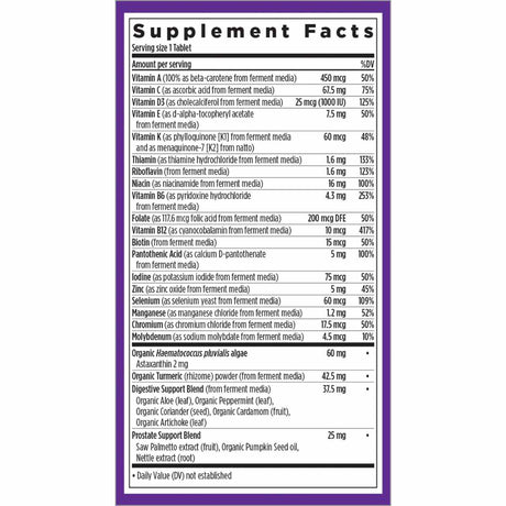 Multivitamínico para Hombres 55+ - Haz Tu Pedido
