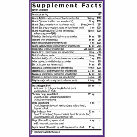 Multivitamínico para Hombre 40+ - Haz Tu Pedido