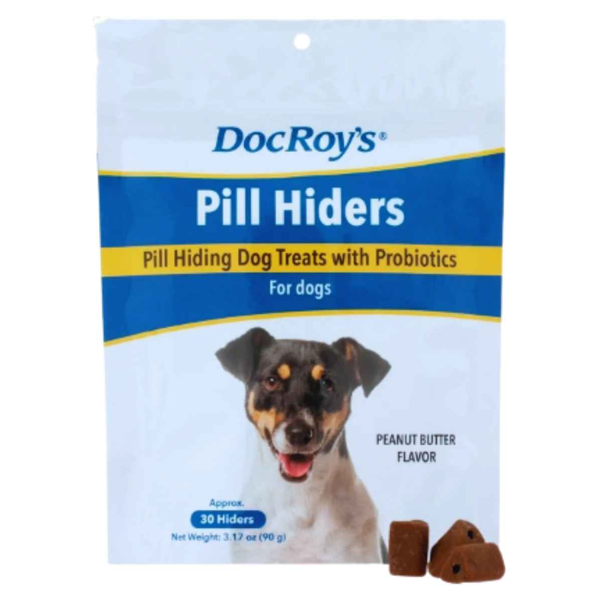 Revival Animal Health Doc Roy's® Probióticos para Perros - Sabor Mantequilla De Maní - 30 Escondites de Pastillas - Haz Tu Pedido