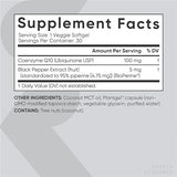 Sports Research CoQ10 100 mg with Coconut Oil & Bioperine (Black Pepper) - Haz Tu Pedido