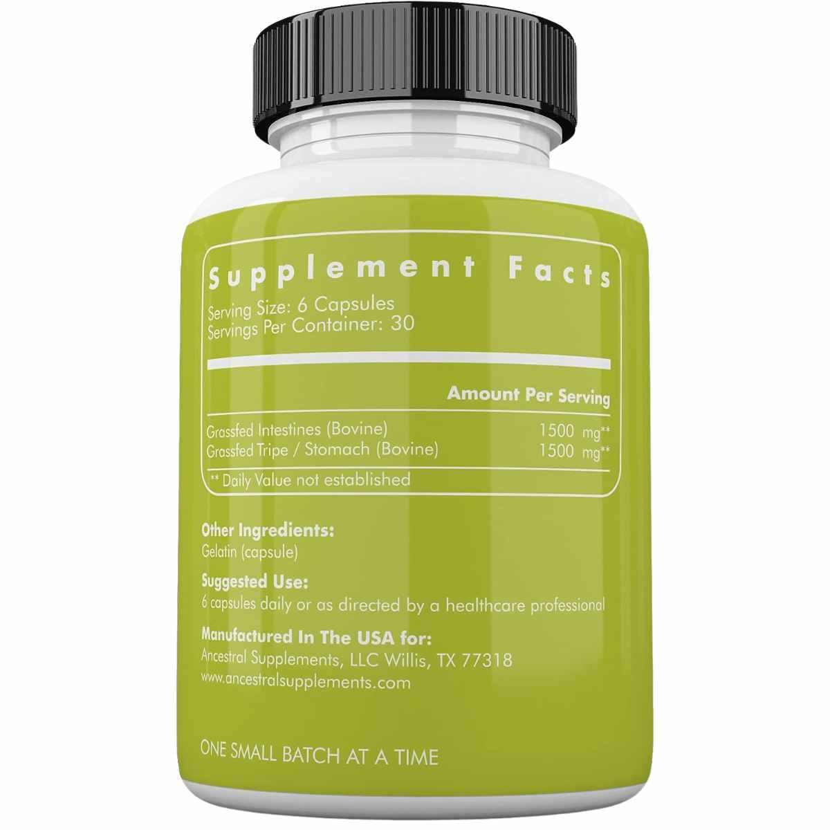 Suplemento para la Salud Intestinal y el Reflujo Ácido - 180 Capsulas - Haz Tu Pedido