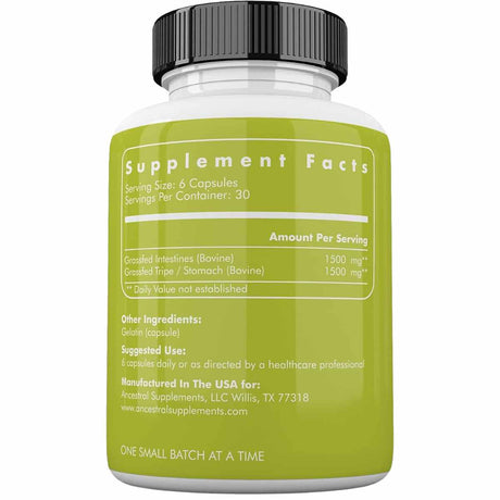 Suplemento para la Salud Intestinal y el Reflujo Ácido - 180 Capsulas - Haz Tu Pedido