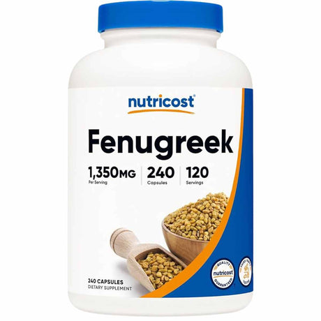 Fenogreco - 1350 mg - 240 Cápsulas - Haz Tu Pedido