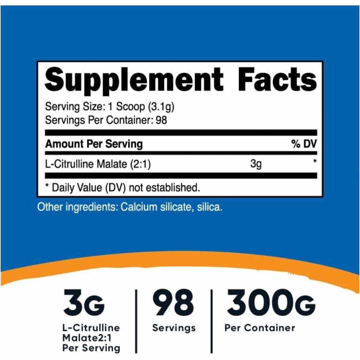 L-Citrulina Malato - 300 g - Haz Tu Pedido