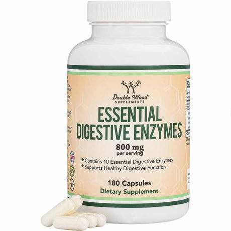 Complejo de Enzimas Digestivas - 180 Cápsulas - Haz Tu Pedido
