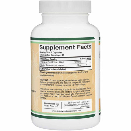 Tongkat Ali - 1020 mg - 120 Cápsulas - Haz Tu Pedido