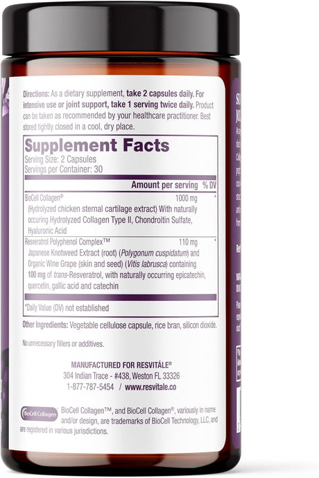 ResVitále Hydrolyzed Collagen Peptides with Hyaluronic Acid And Resveratrol - Haz Tu Pedido