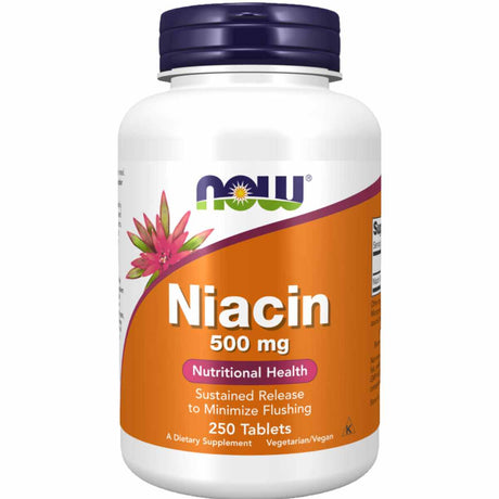 Niacina (vitamina B3) 500 mg - 250 Tabletas - Haz Tu Pedido