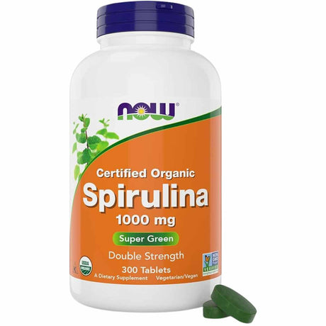 Espirulina - 1000 mg - 300 Tabletas Orgánicas - Haz Tu Pedido