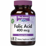 Bluebonnet Folic Acid - 400 mcg - 90 Cápsulas De Origen Vegetal - Haz Tu Pedido