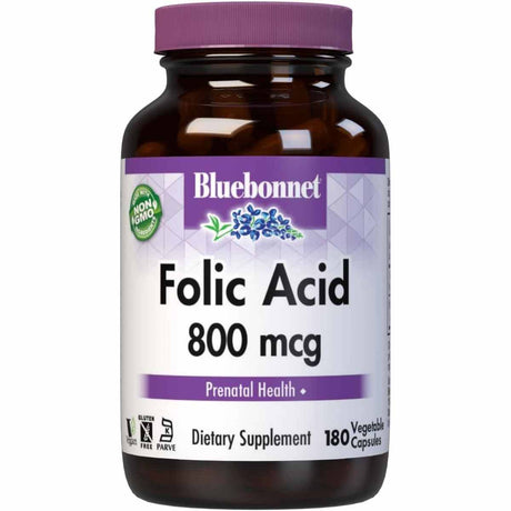 Bluebonnet Folic Acid - 800 mcg - Haz Tu Pedido