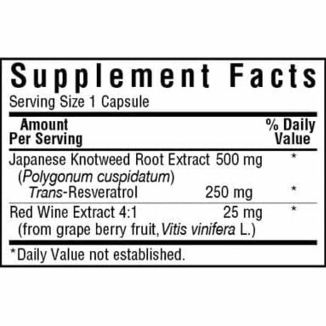 Resveratrol - 250 mg - Haz Tu Pedido