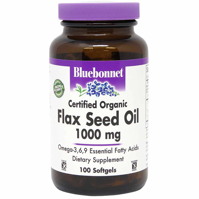 Bluebonnet Flax Seed Oil - 1000 mg - Haz Tu Pedido