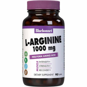 Bluebonnet L-Arginina - 1000 mg - 90 Comprimidos - Haz Tu Pedido