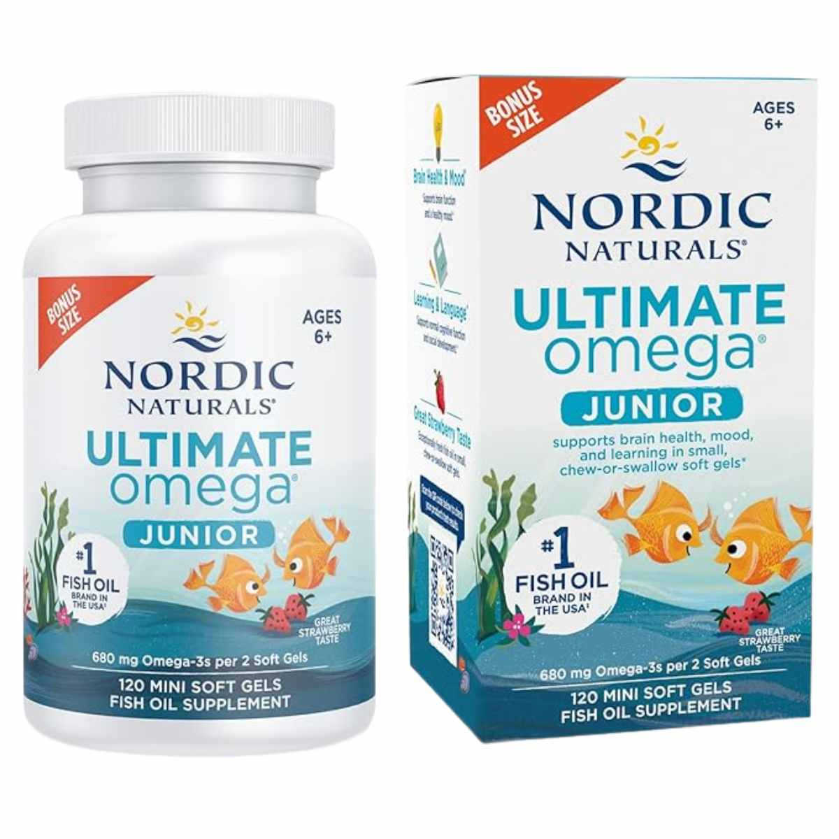 Nordic Naturals Ultimate Omega Jr - Fresa - Haz Tu Pedido