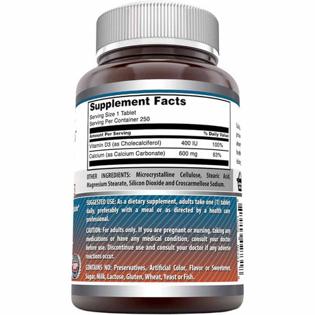 Calcio con Vitamina D3 - Haz Tu Pedido