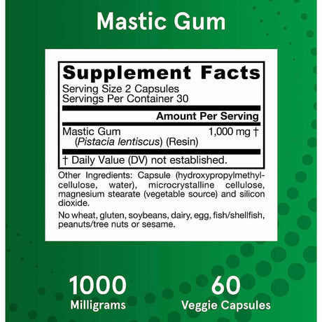 Jarrow Formulas Mastic Gum 1000 mg - Haz Tu Pedido