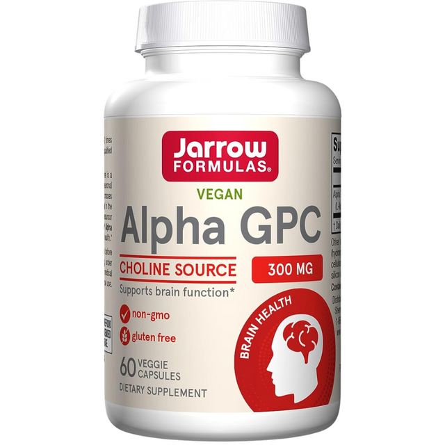 Jarrow Formulas Alpha GPC - 60 Cápsulas Vegetales - Haz Tu Pedido