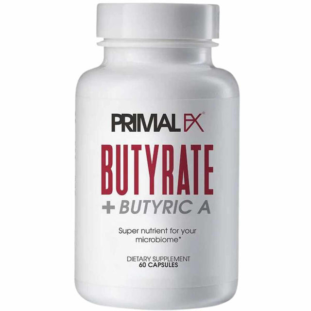 PrimalFX Butirato + Ácido Butírico - 60 Cápsulas - Haz Tu Pedido
