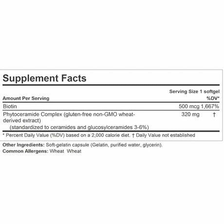 Fitoceramidas con Biotina - Haz Tu Pedido