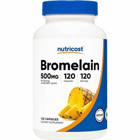 Bromelina - 500 mg - 120 Cápsulas Vegetarianas - Haz Tu Pedido