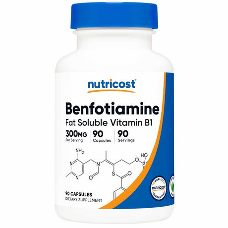 Benfotiamina (Vitamina B1) - 90 Cápsulas - Haz Tu Pedido