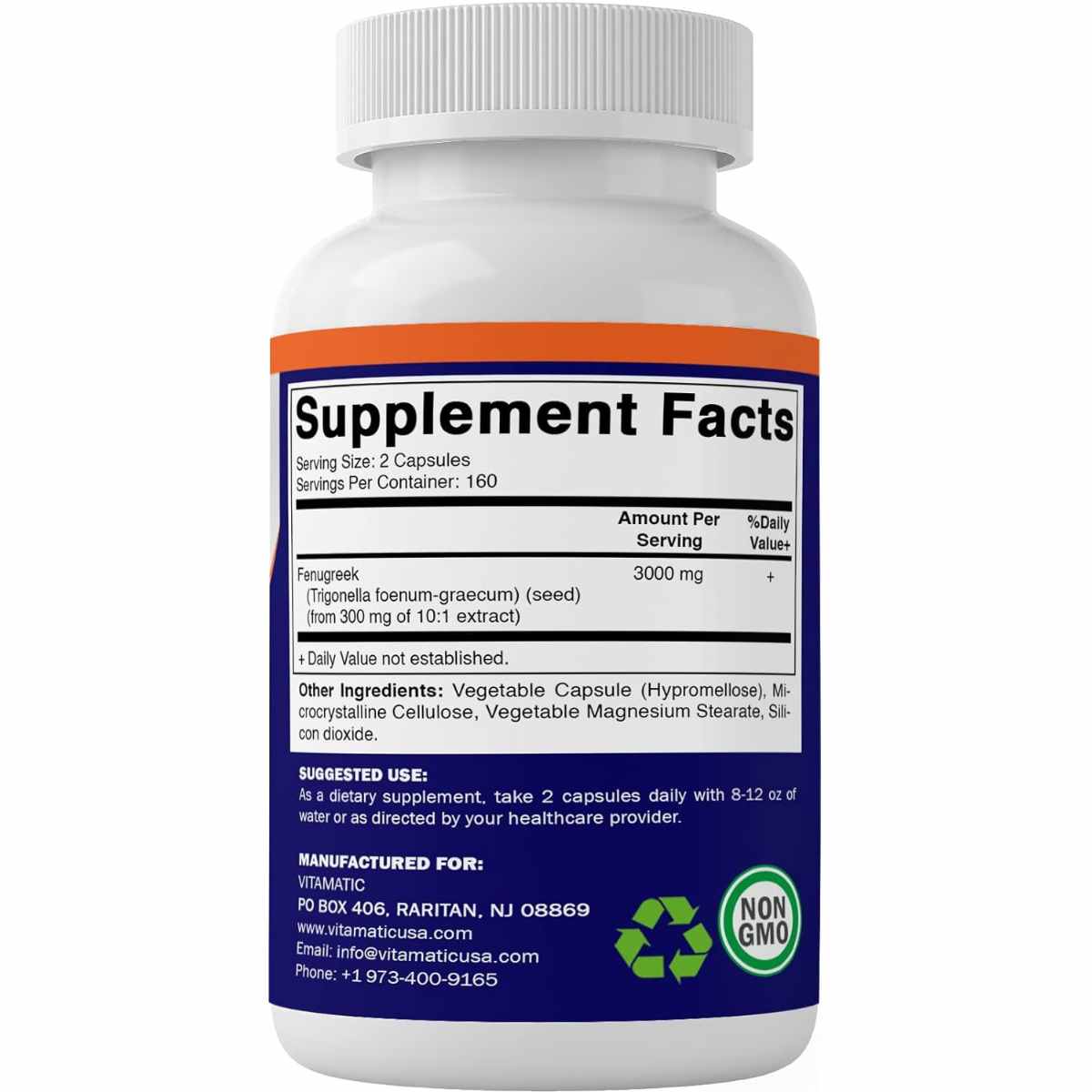 Fenogreco 3000 mg - 320 Cápsulas - Haz Tu Pedido