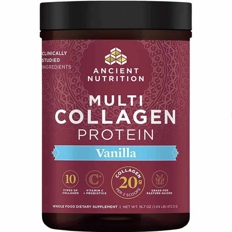 Multi Colágeno con Vitamina C - Vainilla - 472 g - Haz Tu Pedido