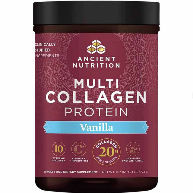 Multi Colágeno con Vitamina C - Vainilla - 472 g - Haz Tu Pedido