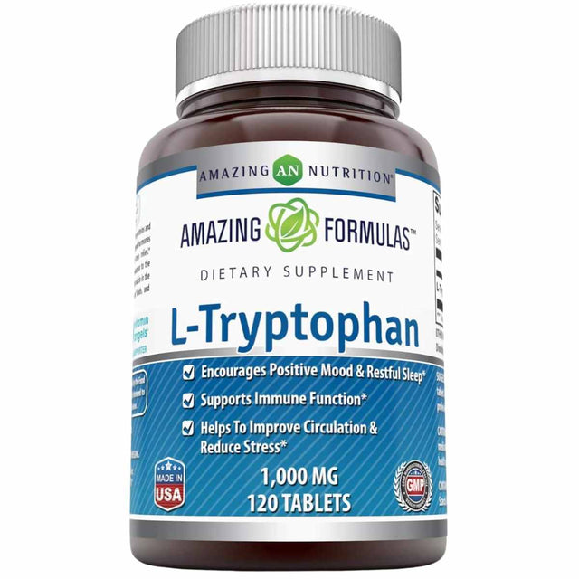 L-triptófano 1000mg - 120 Tabletas - Haz Tu Pedido