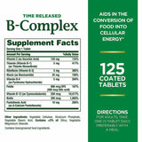 Complejo de Vitamina B - 125 Tabletas - Haz Tu Pedido