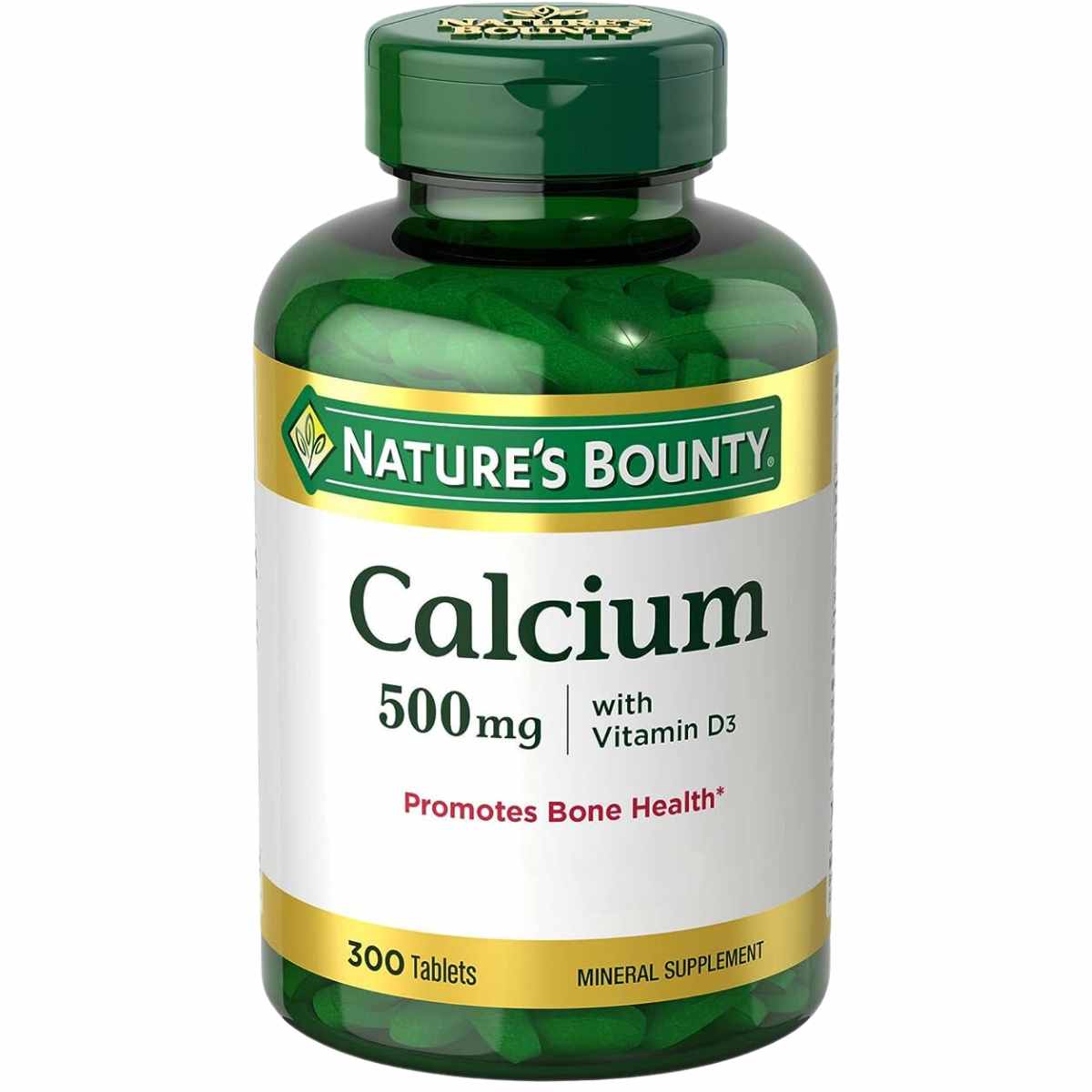 Calcio 500mg con Vitamina D3 - 300 Tabletas - Haz Tu Pedido
