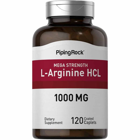 Piping Rock Arginina HCL 1000 mg - 120 Comprimidos Recubiertos - Haz Tu Pedido
