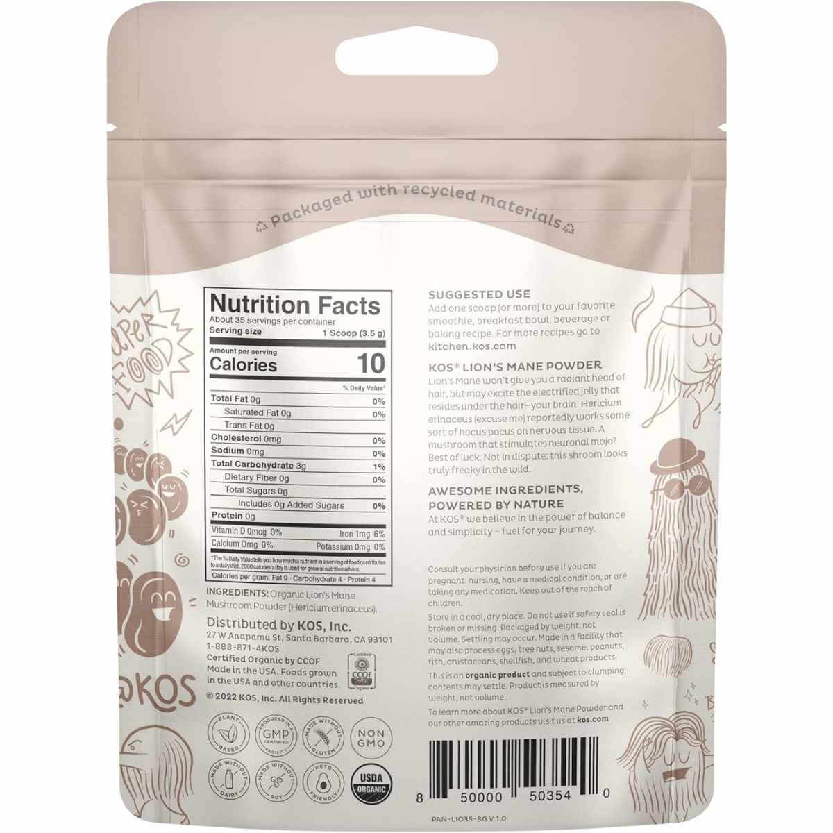 Hongo Melena de León en Polvo - 123 g - Haz Tu Pedido