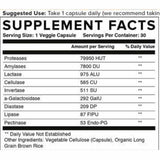 Enzimas Digestivas - 30 Cápsulas Veganas - Haz Tu Pedido