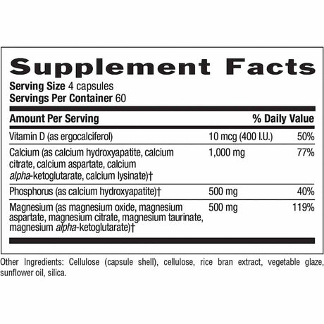 Calcio con Magnesio y Vitamina D3 - Haz Tu Pedido
