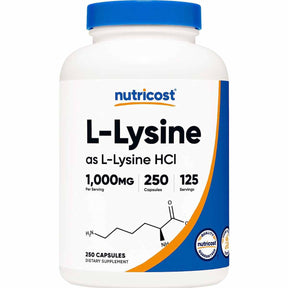 L-Lisina - 1000 mg - 250 Cápsulas - Haz Tu Pedido