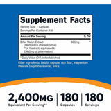 Melón Amargo 600 mg - 180 Cápsulas - Haz Tu Pedido