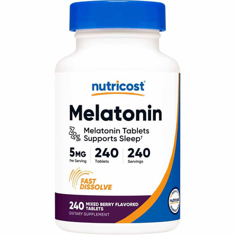 Melatonina - Mezcla de Bayas - 240 Tabletas - Haz Tu Pedido